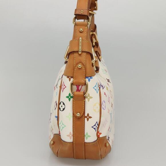LOUIS VUITTON Monogram Multicolor Greta Hand Bag White M40195 - Picture 3 of 16